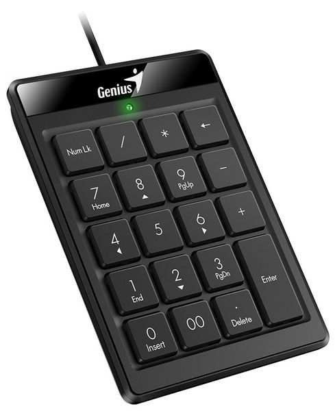 GENIUS NumPad 110/ Drátová/ USB/ slim design/ čierna Klávesnica, numerická, drátová, slim design, USB, čierna