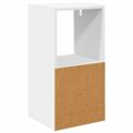 vidaXL Nočný stolík Biela 35 x 32 x 68,5 cm Kompozitné drevo