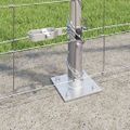 vidaXL Zvarené drôtené pletivo s betónovým základom 25 x 1,4 m