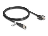 M12 kábel X-kódovaný 8-pinový samica na RJ45 p