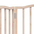 vidaXL Brána pre psa skladacia 3 panely 150 cm topoľové drevo