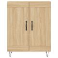vidaXL Vysoká skrinka dub sonoma 69,5x34x180 cm spracované drevo