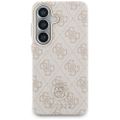 Puzdro Guess case 4G Rhinestone Round Logo MagSafe pre Samsung Galaxy S26 ružová