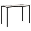 vidaXL Jedálenský stôl Biela 110 x 55 x 75 cm Masívne borovicové drevo