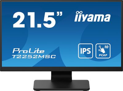 22'' LCD iiyama T2252MSC-B2: IPS, FHD, 10P, DP, HDMI