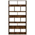vidaXL Deliaca stena dymový dub 100x33x187,5 cm kompozitné drevo