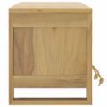 vidaXL TV skrinka 110x30x35 cm tíkový masív