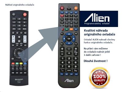 Diaľkový ovládač ALIEN Sharp GJ220