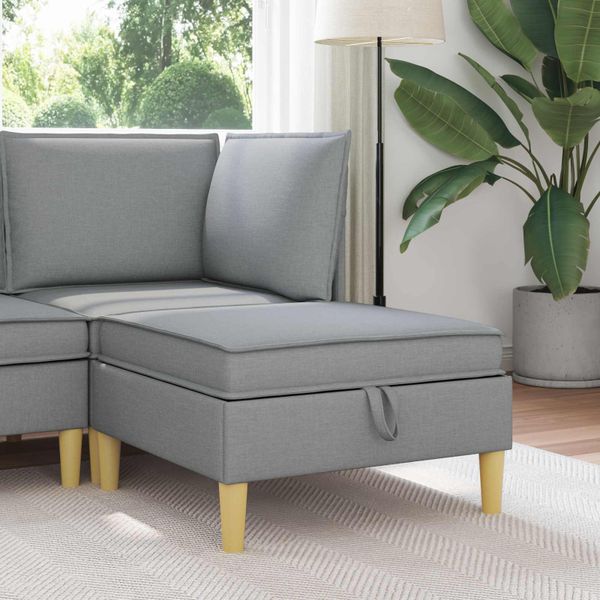 vidaXL Sofa s úložným priestorom Látka