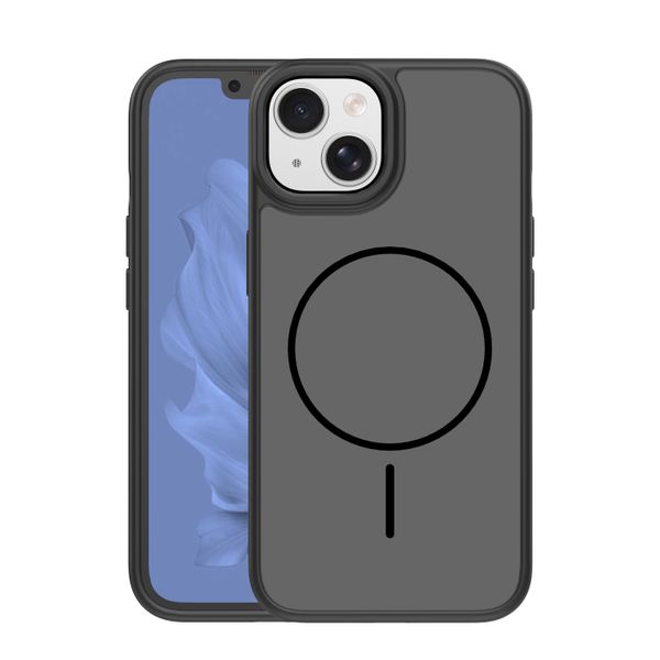 Puzdro Frame Thin Mag pre iPhone 15 6,1" čierne