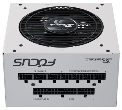 SEASONIC zdroj 750W FOCUS-GX-750-V4-WHITE - NEW MODEL SEASONIC zdroj FOCUS GX-750 biely / ATX3.1 / akt. PFC / 135mm / modulárny / 80+ Gold