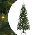vidaXL Umelý vianočný stromček Zelená 180 cm PE a PVC