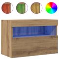 vidaXL TV nástenná skriňa 60 x 30 x 40 cm dub artisan Kompozitné drevo