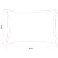 vidaXL Poťah na podložku 6 ks HOUTEN Antracitová 40 x 60 cm manšestr