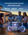 Anker Nebula Cosmos Laser/ Projektor/ Laser/ 4K/ repro/ Bluetooth/ Wi-Fi/ přenosný/ černý Projektor, 4K UHD, 2 200 ANSI lm, laser, DLP, HDR10, 30W, Android TV 10.0, Wi-Fi, Bluetooth 5.0, HDMI 2.0/ARC, 150"