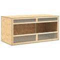 170885 vidaXL Terárium spracované drevo 100x47x47 cm