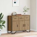 vidaXL Servírovacia skriňa Remeselný dub 97 x 32,5 x 74,5 cm