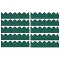 vidaXL Obruba trávnika 10 ks zelená 65x15 cm PP
