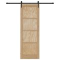 vidaXL Posuvné dvere ORKDAL 73,5 x 211 cm Borovicový masív