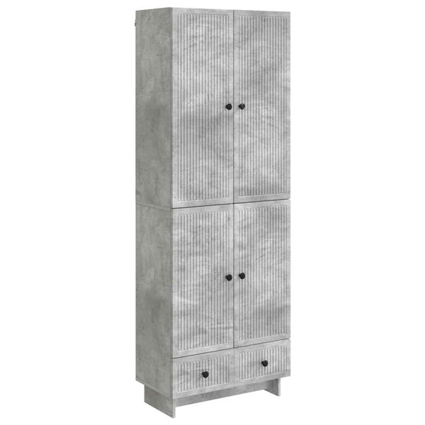 vidaXL Sada skríň 2 pcs Betónovo sivá 66 x 34,5 x 95 cm