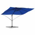 vidaXL Slnečník 351 x 250 x 260 cm Polyester a hliník Azurblue