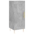 vidaXL Komoda betónovo sivá 34,5x34x90 cm spracované drevo