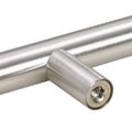 vidaXL Rukoväte na skrinku 5 ks strieborné 320 mm nehrdzavejúca oceľ