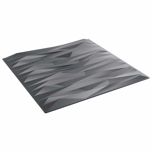 vidaXL Nástenné panely 24 pcs Kameňovo šedá 50 x 50 cm XPS Pena