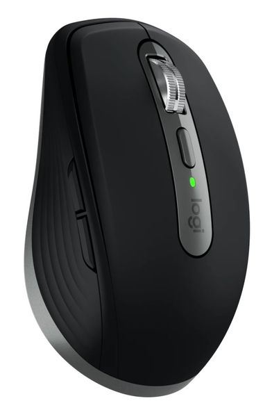 Logitech MX Anywhere 3S for Mac myš vesmírne šedá Myš, bezdrôtová, laserová, až 8000DPI, 6 tlačidiel, Bluetooth, USB, čierna
