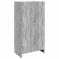 vidaXL Botník sivý sonoma 55x35x108 cm kompozitné drevo
