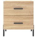 vidaXL Nočné stolíky 2 ks dub sonoma 40x35x47,5 cm kompozitné drevo