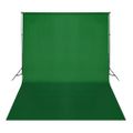 vidaXL Fotografické vybavenie s lampami, pozadím a reflektorom