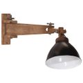vidaXL Nástenné lampa 25 W čierna E27