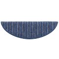 vidaXL Samolepiace schodové rohože 15 ks 56 x 17 x 3 cm Non-Slip Modrá