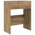 vidaXL DJ stôl Dub artisan 102 x 45 x 102 cm Kompozitné drevo