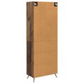 vidaXL Sada skríň 2 ks 66 x 34,5 x 90 cm Kompozitné drevo Staré drevo