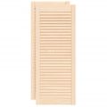 vidaXL Lamelové dvierka na skrinku 2 ks 99,3x39,4 cm, borovicový masív
