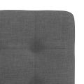 vidaXL Jedálenské stoličky 6 ks tmavosivé látkové