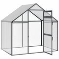 vidaXL Klietka pre vtákov Antracitová 181,5 x 112 x 173,5 cm