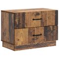 vidaXL Nočný stolík Staré drevo 62 x 34,5 x 44,5 cm Kompozitné drevo