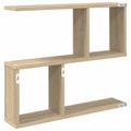 vidaXL Stenná polica Dub sonoma 60 x 12 x 50,5 cm Kompozitné drevo