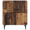 vidaXL Nočný stolík Staré drevo 43 x 34,5 x 49,5 cm Kompozitné drevo