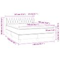 vidaXL Boxspring posteľ s matracom zelená 140x190 cm látka