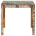 vidaXL Jedálenský stôl 82x80x76 cm recyklovaný masív