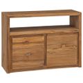 vidaXL Komoda 80x30x60 cm masívne teakové drevo