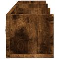 vidaXL Nástenné skrinky 2 ks dymový dub 75x18x16,5 cm kompozitné drevo