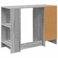 vidaXL Stôl Sivý Sonoma 100 x 40 x 75 cm Kompozitné drevo