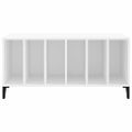vidaXL Skrinka na platne biela 100x38x48 cm kompozitné drevo