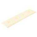 vidaXL Nástenné panely 12 ks krémové 60x15 cm umelá koža 1,08 m²