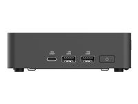 ASUS NUC 15 Pro Slim Kit RNUC15CRKC500000 - Barebone - mini PC 1 x Core 5 210H / až 4.8 GHz - vPro - RAM 0 GB - Intel Graphics - IEEE 802.11ax (Wi-Fi 6), IEEE 802.11be (Wi-Fi 7), Bluetooth 5.4, Gigabit Ethernet, 2.5 Gigabit Ethernet - cerná